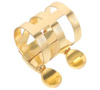 HONITANO Abrazadera de Metal para Boquilla de Saxofón Clip Ajustable de Cobre para Accesorios de Saxófono Compatible con Múltiples Modelos Duradero y Resistente