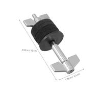 HONITANO Adaptador Apilador de Platillos para Batería Extensión Soporte Doble Accesorio Estable Compatible con Varios Modelos de Kit de Percusión