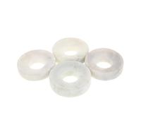 HONITANO Almohadilla Térmica de Jade Resistente al Calor 4 Unidades, Base Estable Antideslizante para Moxibustión, Herramienta China para Terapia de Acupuntura en Hogar y Spa