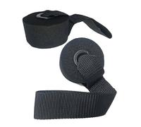 HONITANO Anclaje para Puerta de Fitness Negro, Correa de Resistencia Elástica Gruesa, 4 Piezas, Material Resistente al Desgaste, Entrenamiento en Casa, Bandas de Ejercicio para Fuerza