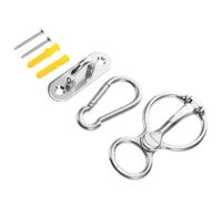 HONITANO Anillo para Atar Caballos de Acero Inoxidable, Cierre Rápido y Perno de Ojo, Equipo de Entrenamiento y Accesorios para Establos, Organizador Multifuncional para Manejo y Remolques