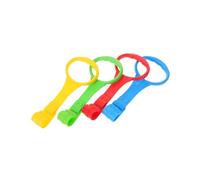 HONITANO Anillos De Tracción Verticales Para Cuna Ñiño 4 Piezas Multicolor Plástico Seguro Bordes Redondeados Desarrollo Psicomotor Niños Uso Interior Hogar