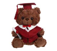 HONITANO Bear Plush Toy for Graduation Ceremony Cute Cartoon Bear in Doctor Outfit Soft Stuffed Animal Boys Girls Kids Girlfriend and Boyfriend