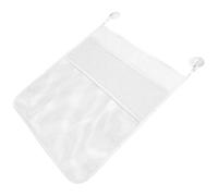 HONITANO Bolsa Organizadora de Malla Blanca para Juguetes de Baño Colgante y Duradera Gran para Almacenar Juguetes de Bañera y Artículos de Ducha para Mantener Orden el Baño Infantil