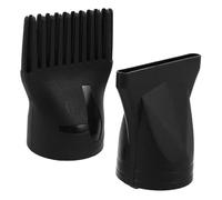HONITANO Boquillas Concentradoras para Secador de Pelo 2 Piezas, Accesorio Resistente al Calor, Boquilla Plana Estrecha Peine, Plástico Grueso para Peluquería Profesional y Uso