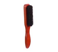 HONITANO Brocha De Afeitar Cepillo De Pelo Rizado Cepillo De Afeitar De Barba Con Almacenamiento Ondulado Curling Cabello Cepillo Para Barba Cuero Cabelludo Desenredar Café Pelo De Cerdas
