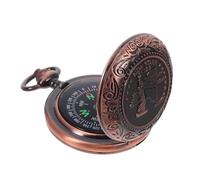 HONITANO Brújula Portátil de Aleación de Zinc Vintage Estilo Reloj de Bolsillo Precisa y Ligera para Senderismo Camping Actividades