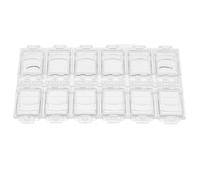 HONITANO Caja de diamantes para decoración de uñas. compartimentos simple Clavos compartimiento exhibición del organizador de la joyería organizador de joyas transparente Acrílico