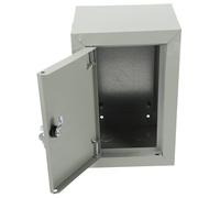 HONITANO Caja De Distribución Eléctrica Resistente Con Cerradura Segura Diseño Estanco Para Uso Interior y Exterior Caja Metálica Para Conexiones Eléctricas