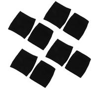 HONITANO Calcetines para Bailarines Antideslizantes Negros, 4 Pares de Fundas Elásticas para Zapatos de Baile sobre Suelo Liso, Calcetines de Danza Contemporánea Unisex para