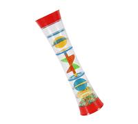 HONITANO Caleidoscopio Giratorio para Bebés y Niños Sonido Simulado de Lluvia, Plástico Rojo, Favorece la Percepción Auditiva y Sensorial, Juguete Educativo para Primeros Años