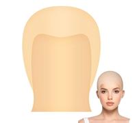 HONITANO Calva De Látex Para Peluca Accesorio De Disfraz De Monje Adulto Para Maquillaje y Disfraces Color Natural