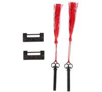 HONITANO Candado Chino Mini Vintage de Aleación Diseño de Flores y Pájaros, Juego de 2 Piezas, Acabado Envejecido Estilo Antiguo, Pestillos para Joyero y Decoración Vintage Color Aleatorio