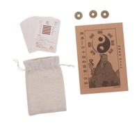 HONITANO Cartas I Ching con Guía Completa para Adivinación Hexagramas Papel Duradero para Aprendizaje de Feng Shui y Uso Versátil Predicciones y Colección