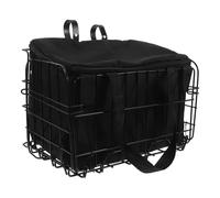 HONITANO Cesta Bicicleta Plegable con Bolsa Extraíble Cesta Trasera y Delantera de Metal Soporte para Mascotas Frutas y Comestibles Compatible con Bicicletas de Montaña y Eléctricas Diseño