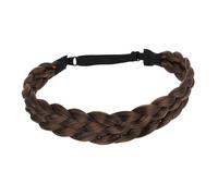 HONITANO Cinta Pelo Mujer Trenzada Vintage Diadema para Deporte y Diario Accesorio Femenino Elegante y Cómodo