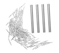 HONITANO Clavos de Doble Cabeza para Zócalos sin Costuras 200 Piezas con Herramienta de Manga Específica de Hierro para Instalación Fiable Daños