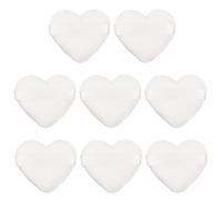 HONITANO Cojín Puff para Polvos Sueltos, Esponja de Maquillaje con Forma, Borlas de Polvo Lavables, 8 Unidades, Fácil de Guardar