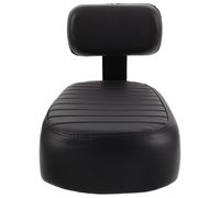 HONITANO Cojín Trasero para Bicicleta con Respaldo Estable y Absorbente de Vibraciones Asiento para Fácil de Limpiar Accesorios para Bicicletas Eléctricas Color Negro