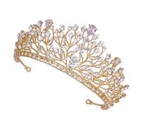 HONITANO Coroa de Novia de Zirconia para Boda Accesorio de Pelo Ligero y Elegante para Ceremonias y Fiestas Decoración de Novia
