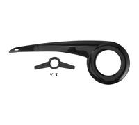 HONITANO Cubrecadenas De Bicicleta Protector De Cadena Protector contra Rozaduras Funda Protectora De Plástico para Cadena De Bicicleta De Montaña Color Negro