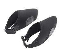 HONITANO Cubrezapatos De Esquí Unisex 43 Cm Negros De Neopreno, Fundas Anticongelantes, Cubiertas a Prueba De Viento y Protectores Portátiles para Senderismo y Actividades Al Aire Libre