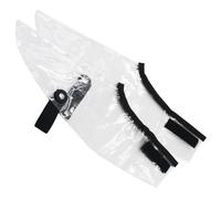 HONITANO Cubrezapatos Impermeables para Peluqueros Antideslizantes y Resistentes Unidades Transparentes para Salón y Corte de Cabello Protección Reutilizable para Calzado