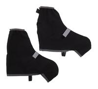 HONITANO Cubrezapatos Impermeables Reutilizables para Hombre Antideslizantes y Resistentes al Lodo para Ciclismo y Senderismo al Aire Protector de Botas para Lluvia y Talla Negro