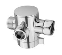 HONITANO Desviador Ducha Vías de Acero Inoxidable Resistente y Práctico Base con Cambio Fácil para Baño y Ducha