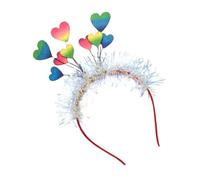 HONITANO Diadema con Diseño de Corazón para San Valentín Diadema de Fiesta para Mujer Tocado Encantador con Forma de Corazón para Eventos Románticos