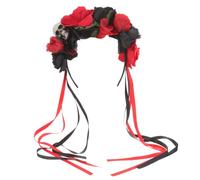 HONITANO Diadema de Rosas para Halloween y Fiesta, Diadema de Disfraz Segura y Práctica de Poliéster Estilo Mystery Fun para Fiesta de Cosplay