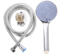 HONITANO Ducha con Manguera y Base Anticaída Cabezal Práctico para Baño Kit Completo para Ahorro de Agua y Uso Cómodo