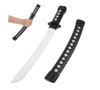 HONITANO Espada De Utilería Cosplay Infantil Negra, Juguete De Plástico Interactivo para Niños, Accesorio para Fiesta y Disfraz Ninja, Réplica Ligera y Segura para Juegos De Roles