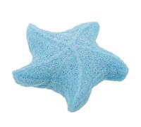 HONITANO Esponja de Baño Exfoliante para Bebés con Diseño de Forma Marina Azul, Material Vegetal Delicado para Lavar el Cuerpo y Ducha Corporal Segura para Niños