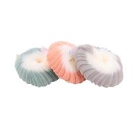 HONITANO Esponjas de Baño de Malla 3 Pcs Colores Kombi, Tamaño Mediano, Exfoliante Corporal de Lufa para Piel Seca y Opaca, Accesorios de Baño para Uso Diario en Ducha