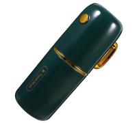 HONITANO Estuche de Viaje Portátil Diseño Compacto en Color Verde y Material PP para Cepillos de Dientes y Pasta Dental Adecuado para Viajes de Ocio y Senderismo