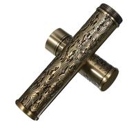 HONITANO Estuche Porta Cigarros Metálico Compacto Puro, Hermético y Resistente, Color Bronce, Diseño Portátil para Viajes y Almacenamiento Seguro, Humidor de Viaje Adecuado
