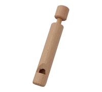 HONITANO Flauta de Madera Empujar y Tirar, Instrumento Musical Educativo de Madera Natural, Flauta Piccolo DIY para Aprendizaje Temprano y Desarrollo Sensorial, Juguete Infantil Seguro