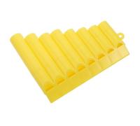 HONITANO Flauta de Pan para Principiantes de 8 Tubos, Instrumento Musical Tradicional Chino de Plástico Amarillo, Kit Educativo Portátil Estudiantes, Flauta de Juguete Escolar Fácil