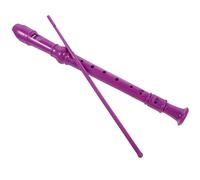 HONITANO Flauta Dulce Soprano de 8 Agujeros para Principiantes, Color Rosa, Material Plástico, con Varilla de Limpieza y Bolsa Negra, Instrumento Musical para Adolescentes y Adultos,