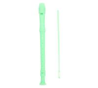HONITANO Flauta Dulce Soprano para Adultos Fácil de Tocar para Principiantes Incluye Kit de Limpieza Color Verde para Aprendizaje Musical