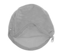 HONITANO Funda Térmica Redonda de Pelusa Gris 20 CM Cremallera para Calentador de Manos Aislante Anti-Escaldaduras y Práctica para Uso Doméstico y Escolar