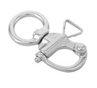 HONITANO Gancho Giratorio de Acero Inoxidable para Amarre Marítimo Grillete Resistente con Liberación Rápida Accesorio Seguro para Cuerda y Anclaje de Barco Protección contra Desgaste y