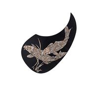 HONITANO Golpeador de Guitarra Acústica 128 Mm Placa Protectora Autoadhesiva Pegatina Antirayaduras Fácil de Instalar Protege la Superficie Guitarra Accesorios para Músicos