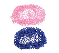 HONITANO Gorros Largos de Red para Dormir de Poliéster, 2 Piezas en Varios Colores, Protectores Cabello Rizado, Lavables a Máquina y Cómodos para Uso Nocturno