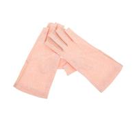 HONITANO Guantes de Manicura sin Dedos Protectores UV para Mujer Transpirables y Resistentes al para Salón y Doméstico Diseño Floral Rosa