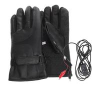 HONITANO Guantes de Moto Eléctricos 12v Diseño Calefactor para Mantener Las Manos Calientes en Paseos de Invierno, Material PU y Algodón Resistentes
