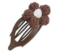 HONITANO Horquilla De Flores De Punto Para Mujeres y Niñas Accesorio De Cabello Flores Para Trenzas De Cabello Grueso y Fino Estilo Hawaiano Para Fiesta