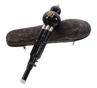 HONITANO Hulusi c Tono Doble De Abs y Cuproníquel Estilo Étnico, Instrumento De Viento Profesional Para Adultos y Niños Estuche De Piel, Superficie Pulida Rebabas Para Aprendizaje Musical