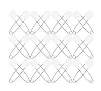 HONITANO Imperdibles Grandes para Pañales de Ñiño 30 Piezas Blancas Broches de Seguridad Multifuncionales para Uso en Cambio de Pañales y Accesorios para Bebés